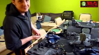 Warhammer 40k Battle Report 18 Dark Angels vs Blue Angels [upl. by Solange]