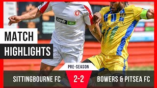 Sittingbourne FC vs Bowers amp Pitsea FC Match Highlights [upl. by Cresa]