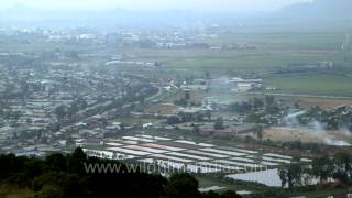 Aerial establishing shot of Imphal city [upl. by Stauder562]