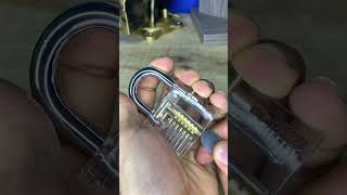 Cómo abrir un candado 🔐🔥 How to open a padlock 🔐🔥 hack ideas craft creative machine [upl. by Blessington]