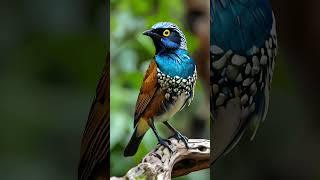 Bowerbird live in small colonies forestbirds colorfulbirds birdsounds birdslover [upl. by Garnes]