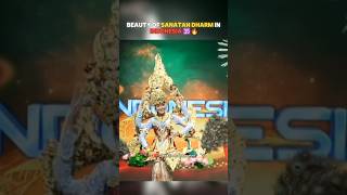 Beauty Of Sanatan Dharm In Indonesia 🕉️🔥 youtubeviralshorts sanatanhindu [upl. by Anneiv587]