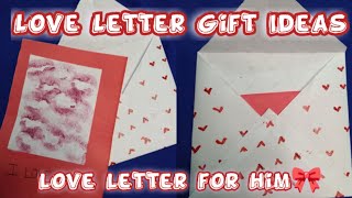 DIY ✨cute✨Gift idea blushing hard  Love Letter Gift Ideas Love Letter For Him [upl. by Allenrad]