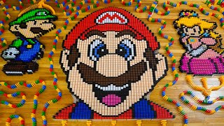 The Super Mario Bros Movie in Dominoes [upl. by Karmen]