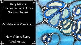 How to Create Abstract Art Using Watercolors and Mixed Media  Intuitive Neurographic Art Process [upl. by Nylak411]