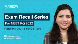 Exam Recall Series NEET PG  INI CET  Biochemistry [upl. by Yhtorod]