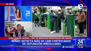 ¡Increíble Reniec detectó más de 1 mil certificados de defunción irregulares desde el 2020 [upl. by Nolram765]