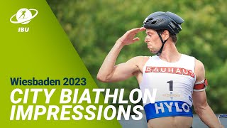 City Biathlon 2023 Wrap from Wiesbaden [upl. by Ocirne894]