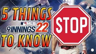 Things You Need To Know Before Playing MLB 9 Innings [upl. by Eibbed]