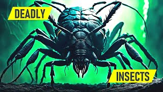 The TOP 10 DEADLIEST INSECTS  Unveiling Natures Nightmares [upl. by Annawad845]