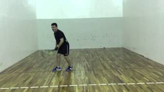 Como sacar en racquetball por Javier Moreno Ramos golfenlefry [upl. by Mazonson]