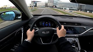 2022 GEELY Atlas PRO 15T 177 HP POV Test drive Personal experience CARiNIK [upl. by Fira]