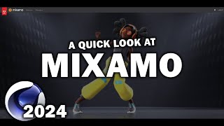 Cinema 4d 2024 A Quick Look At Mixamo Simple Character Rigging and Animations [upl. by Ttsepmet100]