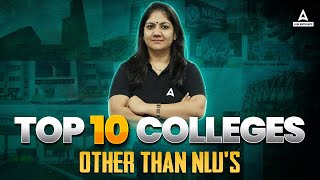 TOP 10 Colleges Other Than NLUs  Top 10 NonNLU Colleges in India  Best Private Law Colleges [upl. by Nohsyt]