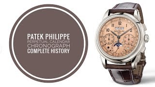 Story of an Icon Patek Philippe Perpetual Calendar Chronograph History [upl. by O'Driscoll]