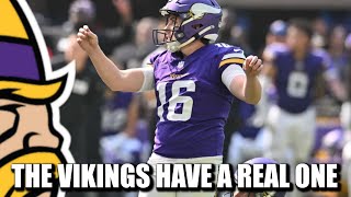 The Minnesota Vikings FINALLY Have a Real One at Kicker [upl. by Kappel]