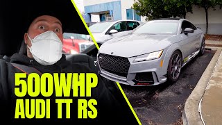 INSANELY FAST 500BHP AUDI TT RS [upl. by Clevey]