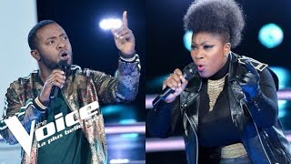 Johnny Hallyday – Que je taime  Verushka VS Samson  The Voice France 2020  Battles [upl. by Sawyere]