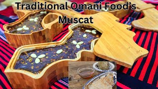 Traditional Omani Foods Muscat muscat [upl. by Ayek]