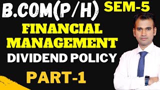 financial management for bcom class  dividend policy  part 1  bcom class  basic concept [upl. by Ilyk]