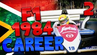 rFactor Ayrton Senna Career  1984 Season  2  South Africa [upl. by Gord973]