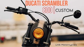 Ducati Scrambler 800 CUSTOM  by Unik Motorcycles [upl. by Auqeenahs887]