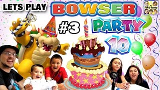 Lets Play MARIO PARTY 10 Bowser Party in Mushroom Park FGTEEV 5 Player FAMILY GAMEPLAY Part 3 [upl. by Giverin594]