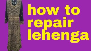 how to repair lehenga [upl. by Pich564]