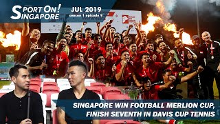 Singapore win football Merlion Cup finish 7th in Davis Cup Tennis  Sport On Singapore s1 ep9 [upl. by Remy500]