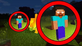 4 CREEPIEST Herobrine Sightings of 2020 [upl. by Ecnatsnoc403]