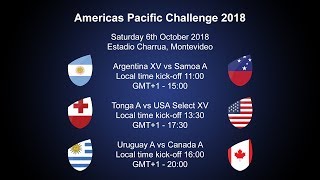 Its Tonga A v USA Rugby Select XV in match two of the World Rugby Americas Pacific Challenge [upl. by Araz]