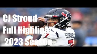 🔴CJ Stroud Full Highlights 2023 Season [upl. by Press]