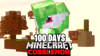 I Spent 100 DAYS in SKYBLOCK POKEMON Against My Rival Minecraft Cobblemon [upl. by Munroe]