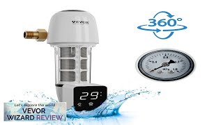 VEVOR Spin Down Filter 40 Micron Whole House Sediment Filter for Well Review [upl. by Betthezul]