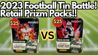 CJ Stroud Hunting 2023 Walmart Football Tins 2023 Prizm Football Retail Packs [upl. by Milewski746]