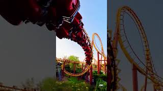 😵 Goudurix  Parc Astérix rollercoaster themepark amusementpark [upl. by Utley]