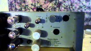 WESTERN ELECTRIC 6L6 tube amplifier December 1 2011 0211 PM [upl. by Hervey]