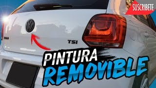 COMO PINTAR EMBLEMAS Y LETRAS CON CUSTOM WRAP O PLASTIDIP [upl. by Ecyac651]