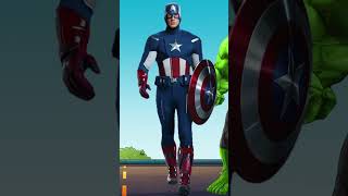 SpiderMan vs Iron Man vs Captain America vs Hulk superhero avengersdance spiderman [upl. by Ecertak]