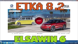 VW ETKA 82 ELSAWIN 6 y PET2 en una VM  LINK de Descarga  Download [upl. by Staten]