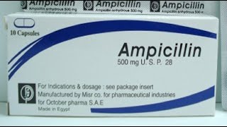 أمبيسيلين كبسولات مضاد حيوي واسع المجال Ampicillin Capsules [upl. by Bornstein510]