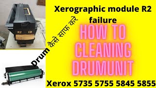 xerox r2 drum error xerox 5855 r2 maintenance error [upl. by Trahurn157]