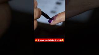 Science behind election ink shorts viralshortselectionink [upl. by Naginnarb]