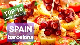 TOP 10 FOOD TO EAT IN SPAIN [upl. by Wentworth]