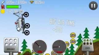 Hill Climb Racing  Forest 14597 on Moonlander [upl. by Iarised]