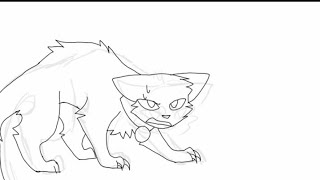 Longtail vs Rusty WIP reanimated SSS warrior cats [upl. by Noyar]