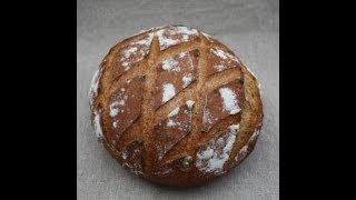 German Farmers Bread with Sourdough [upl. by Inimod57]