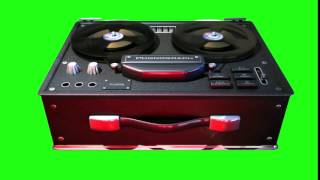 Free green screen animation HD  download link  Tape recorder [upl. by Nitnert]