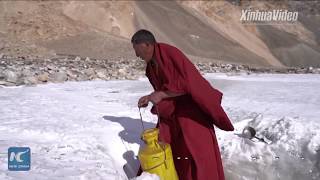 Daily life of monk at worlds highest monastery [upl. by Duhl]