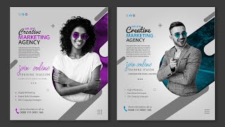 Poster Design in Adobe Photoshop [upl. by Gilletta]